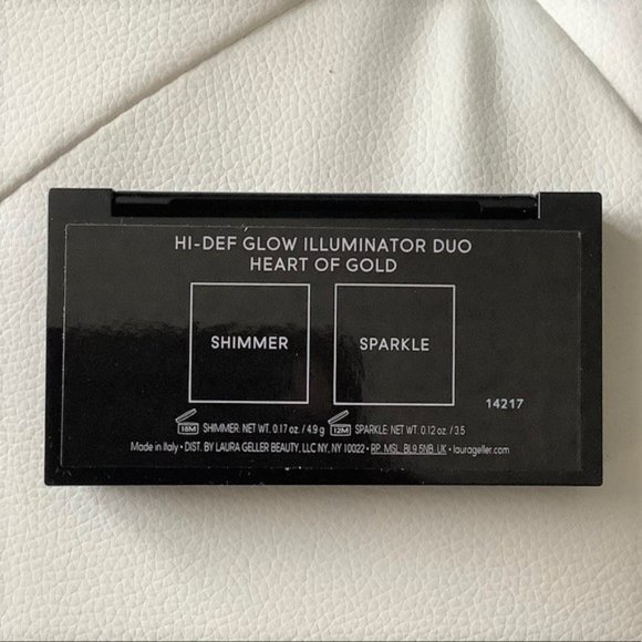 NIB Laura Geller Heart Of Gold Hi-Def Illuminator Highlighter Duo - Picture 6 of 6